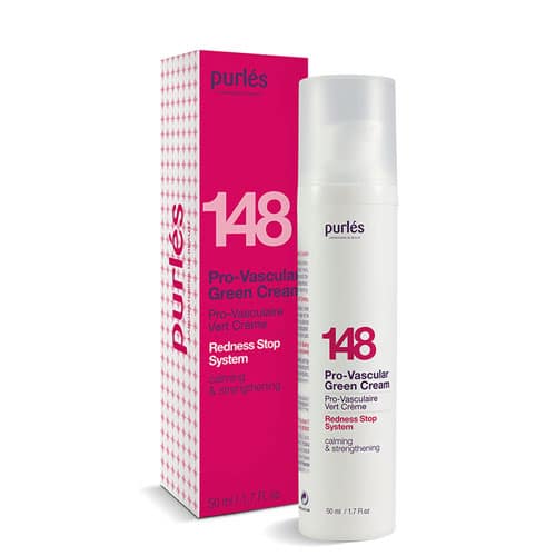 Purles 148 Redness Stop System Pro-Vascular Green Cream -kasvovoide.