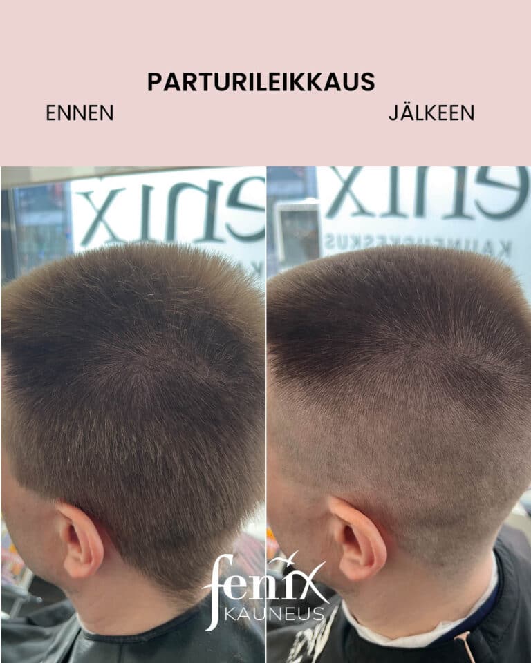 Lyhyen tukan siistiminen miehelle fadetuilla sivuilla.