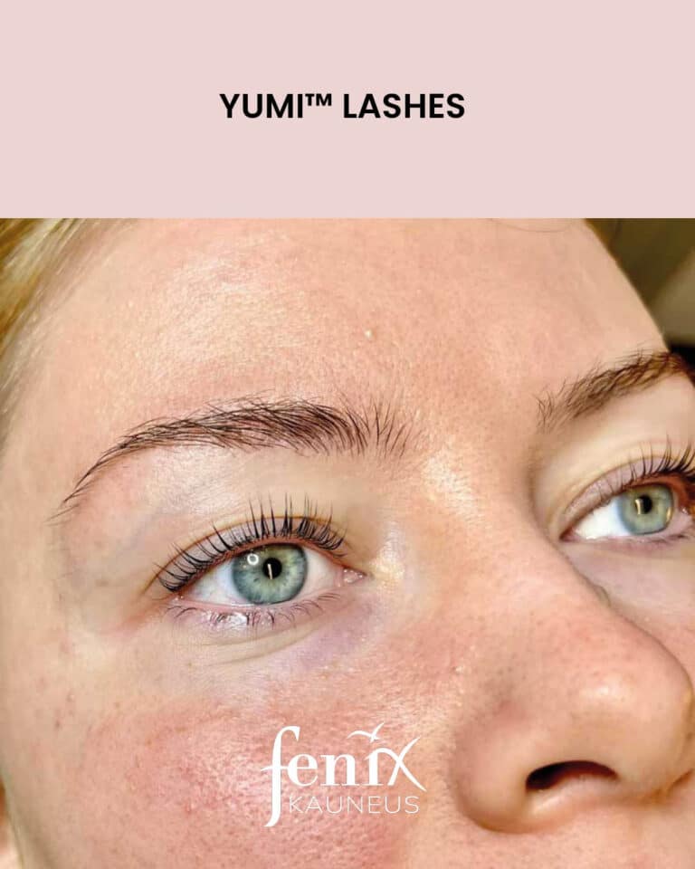 YumiLashes ripsien kestotaivuksen lopputulos.