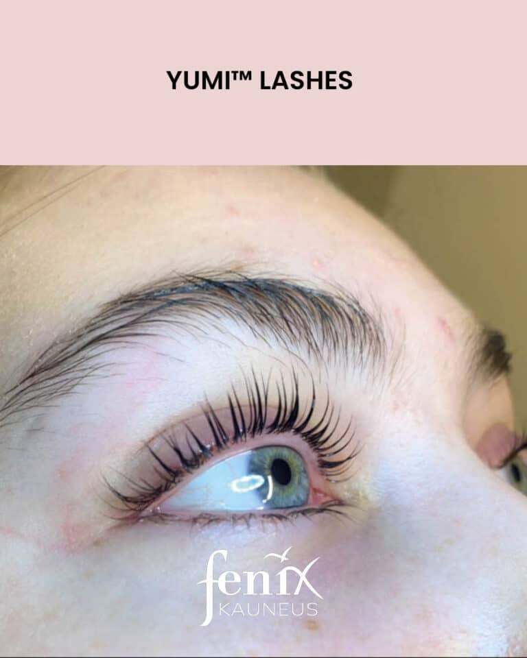 Yumilashes ripsienkestotaivutus todella pitkille ripsille.