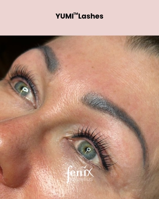 Yumilahes ripsien kestotaivitus jalkeen hoidon.